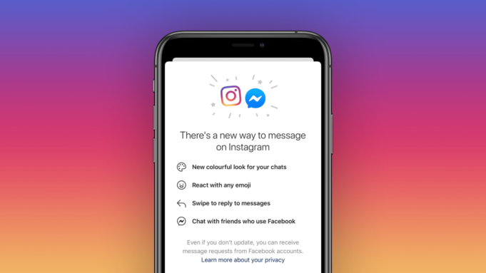 Konverzace z aplikací Facebook Messenger a Instagram můžete sloučit do jedné