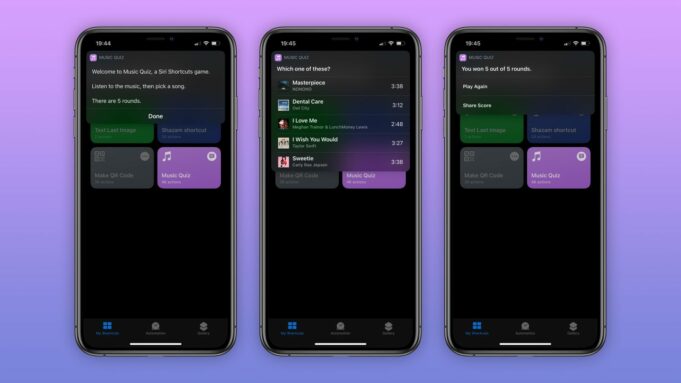 Apple v iOS 14 oživil mini hru Music Quiz, k dispozici je v aplikaci Zkratky