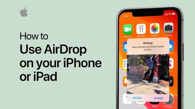 Apple návody – Jak používat AirDrop na iPhonu nebo iPadu