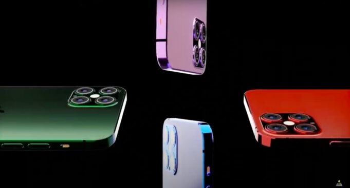 Koncept – iPhone 13 s novým fotoaparátem a inovativním displejem