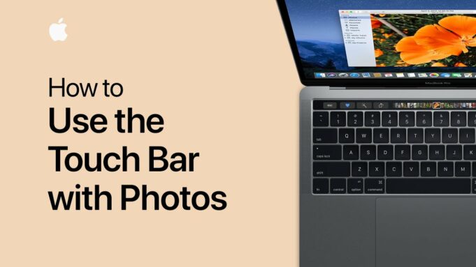 Apple návody – Jak rychle najít a upravit fotografie pomocí Touch Baru na MacBooku Pro