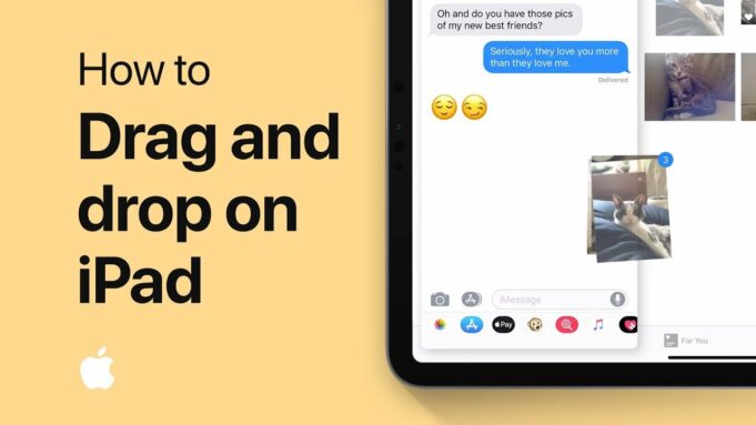Apple návody – Jak používat funkci drag and drop na iPadu