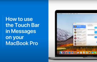Apple návody – Naučte se, jak používat Touch Bar v aplikaci Zprávy na MacBooku Pro