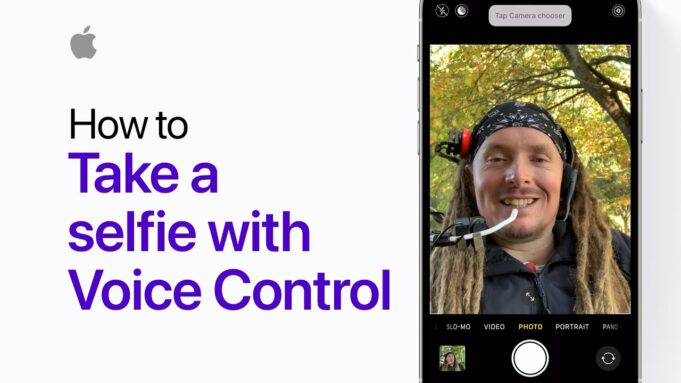 Apple návody – Jak pořídit selfie pomocí Voice Control na iPhonu a iPadu