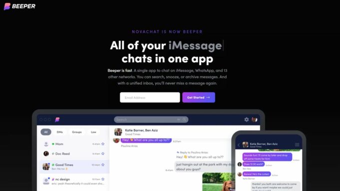 Nová aplikace „Beeper“ kombinuje 15 různých chatovacích platforem do jedné, včetně iMessage