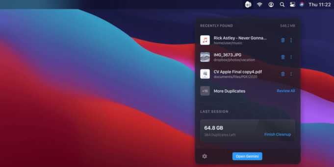 Aplikace Gemini 2 obdržela aktualizaci a nyní vás upozorní na duplicitní soubory