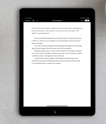 Návod – Jako používat čtečku v aplikacích Pages, Numbers a Keynote na iPhonu a iPadu