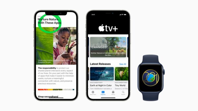 Apple slaví den země speciálním obsahem v App Store, Apple TV+, aplikaci Podcasty a Mapy