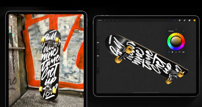 Populární ilustrační aplikace Procreate je optimalizována pro iPad Pro s čipem M1