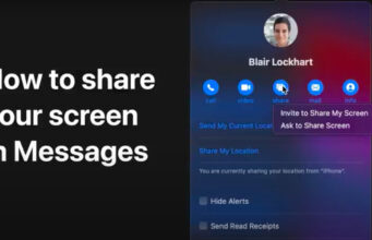Apple návody – Jak sdílet obrazovku s ostatními v aplikaci Zprávy na Macu