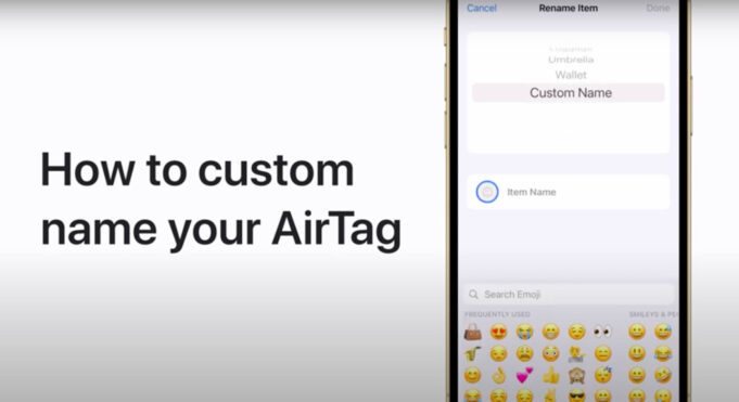 Apple návody – Jak pojmenovat AirTag