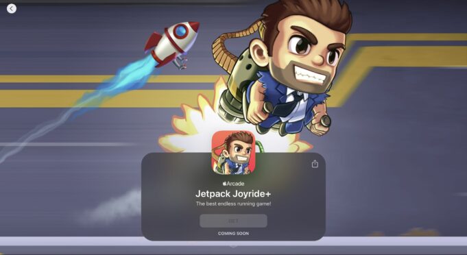 Apple Arcade bude obsahovat novou klasickou hru „Jetpack Joyride+“