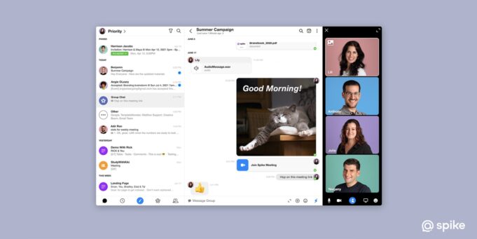 V aplikaci Spike nyní můžete uskutečnit videohovory a zvukové hovory