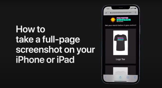 Apple návody – Jak pořídit snímek obrazovky celé stránky na iPhonu nebo iPadu