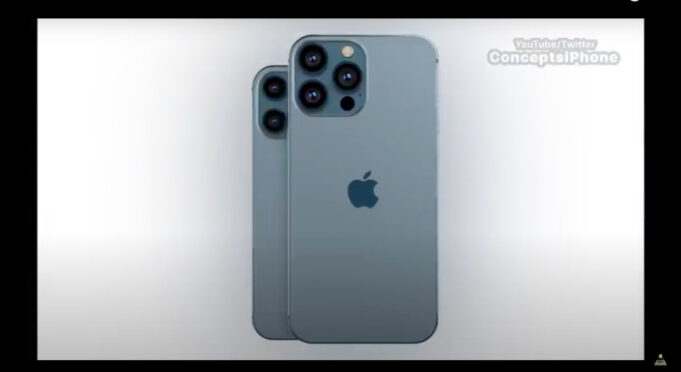 Koncept – iPhone 13 s novým kamerovým systémem a v nové červené barvě