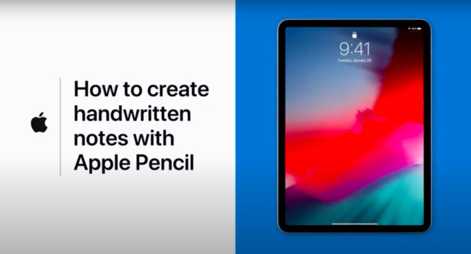 Apple návody – Jak vytvořit ručně psané poznámky s iPadem a Apple Pencil