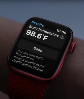 Apple Watch Series 8 vám budou moci změřit teplotu