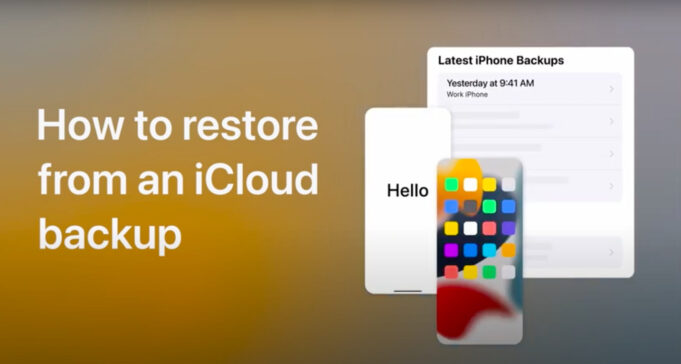 Apple návody – Jak obnovit iPhone, iPad nebo iPod touch ze zálohy iCloud