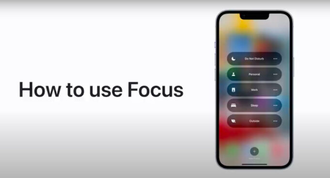 Apple návody – Jak používat režim soustředění na iPhonu a iPadu