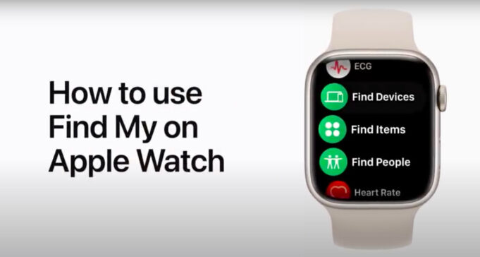 Apple návody – Jak používat aplikaci Najít na Apple Watch
