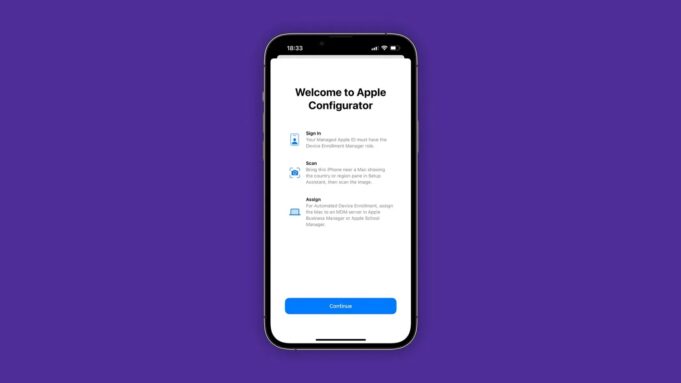 Společnost Apple vydala novou aplikaci Apple Configurator pro iPhone