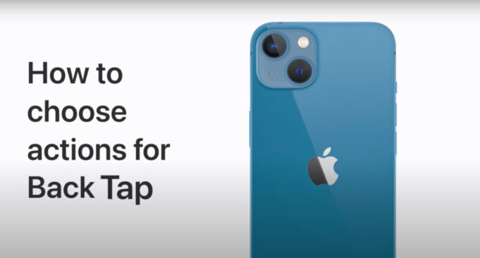 Apple návody – Jak nastavit akce pro funkci Back Tap na iPhonu