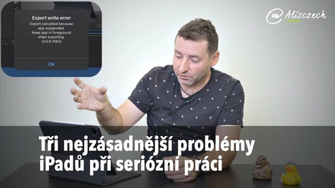 Jan Březina – Tři nejzásadnější problémy iPadů z pohledu využití pro práci