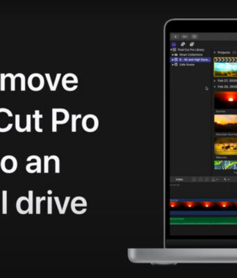 Apple návody – Jak přesunout knihovnu Final Cut Pro na externí disk na vašem Macu