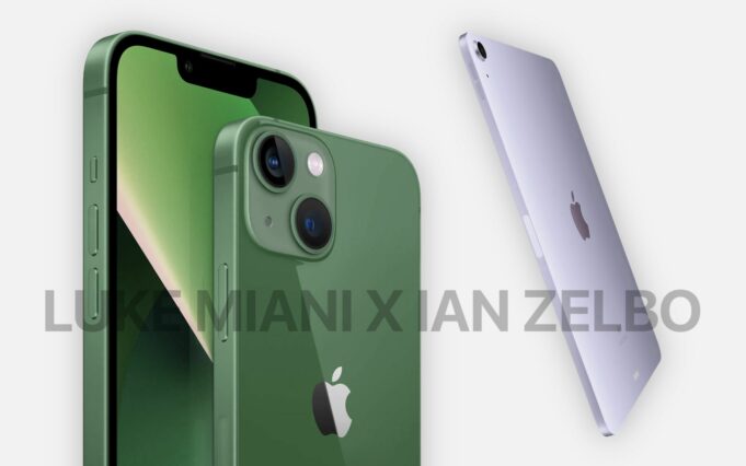 Apple plánuje na zítřejší keynote představit iPhone 13 a iPhone 13 mini v nové zelené barvě