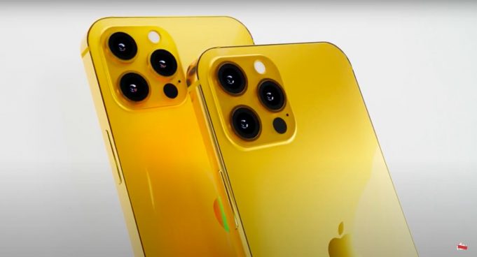 Koncept – iPhone 14 Pro s novým designem a v několika nových barvách