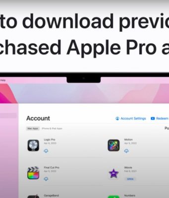 Apple návody – Jak stáhnout dříve zakoupené aplikace pro Mac