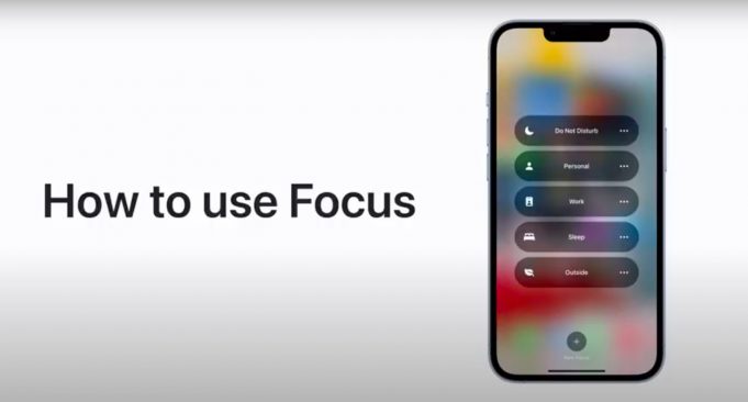 Apple návody – Jak používat režim soustředění na iPhonu, iPadu a iPodu touch