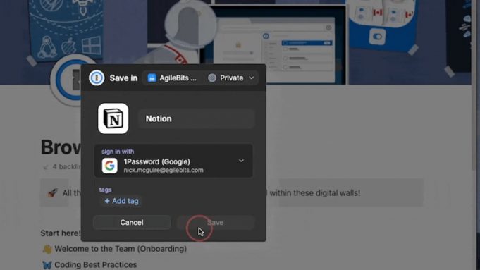 Aplikace 1Password obsahuje novou funkci, která vám pomůže sledovat, jakou službu jste používali
