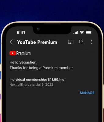 Návod – Jak odhlásit odběr služby YouTube Premium na iPhonu nebo iPadu