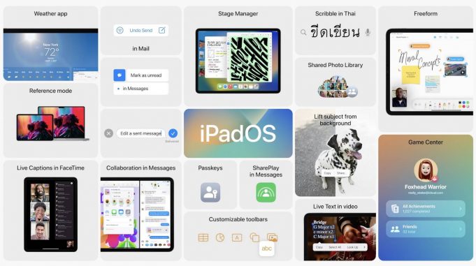 Apple představil iPadOS 16