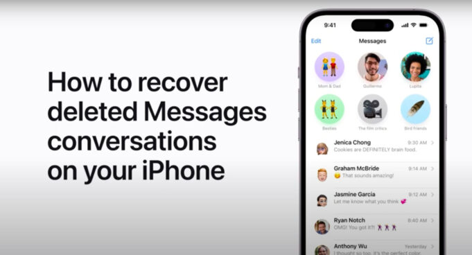 Apple návody – Jak obnovit smazané konverzace v aplikaci Zprávy na iPhonu