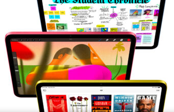 Nový iPad 10. generace je vůbec prvním modelem iPadu, který má přední fotoaparát orientovaný na šířku