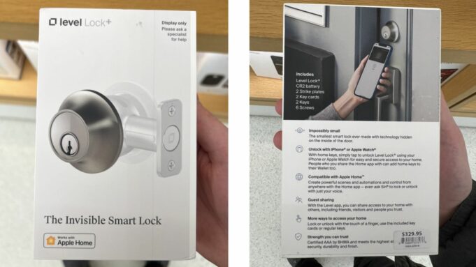 Apple začal prodávat první chytrý zámek kompatibilní s digitálními klíči, Level Lock+