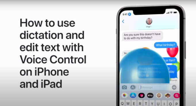 Apple návody – Jak upravovat text pomocí hlasového ovládání na iPhonu