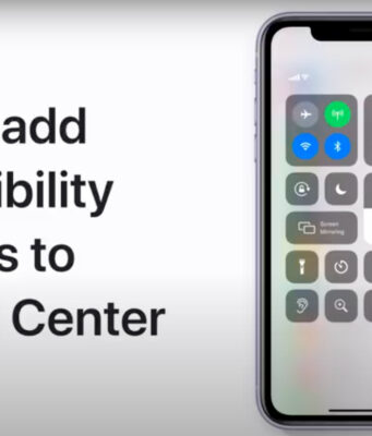 Apple návody – Jak přidat funkce zpřístupnění do Ovládacího centra na iPhonu a iPadu