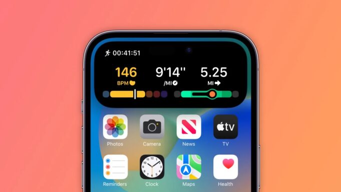 Aplikace Gentler Streak nyní podporuje Živé aktivity a Dynamic Island