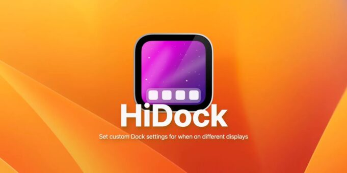 Tato aplikace pro Mac vám umožňuje propojit různá nastavení docku s různými nastaveními zobrazení