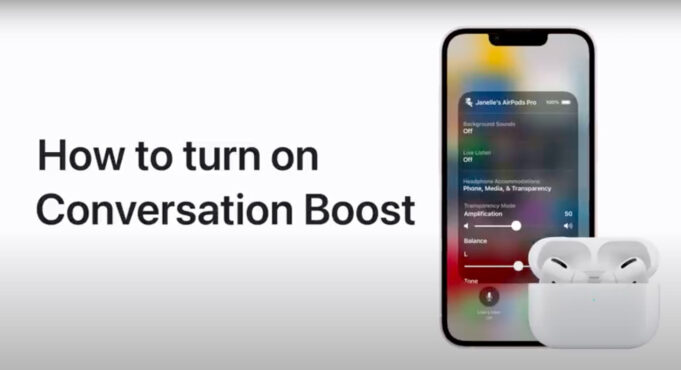 Apple návody – Jak zapnout funkci Conversation Boost na AirPods Pro