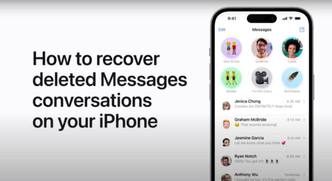 Apple návody – Jak obnovit smazané konverzace v aplikaci Zprávy na iPhonu
