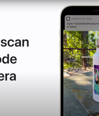 Apple návody – Jak naskenovat QR kód pomocí fotoaparátu na iPhonu a iPadu