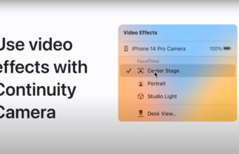 Apple návody – Jak používat video efekty s Continuity Camera na iPhonu a Macu