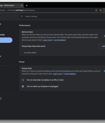 Google začal zavádět režimy Paměť a Spořič energie v aplikaci Chrome všem uživatelům