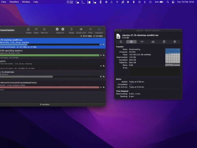 Populární BitTorrent klient Transmission obdržel aktualizaci s podporou pro Macy s čipy Apple Silicon
