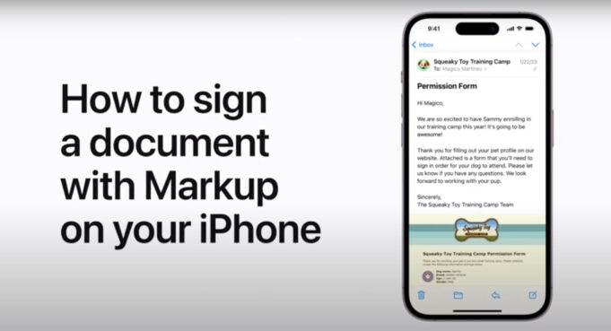 Apple návody – Jak podepsat dokument na iPhonu