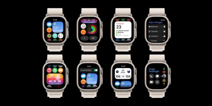 Koncept – watchOS 10 se zcela novou domovskou obrazovku s widgety, živými aktivity a další